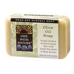 One with Nature Bar Soap - Olive Oil, 7 oz, One with Nature Dead Sea Mineral Soap
