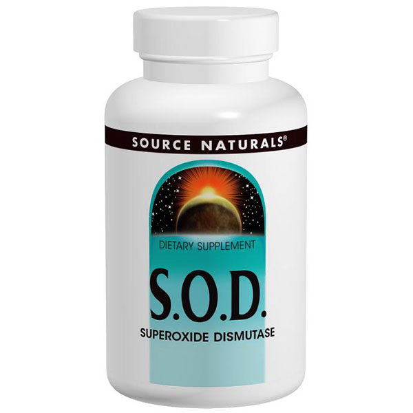 Source Naturals SOD (Superoxide Dismutase) 2000 units 180 tabs from Source Naturals