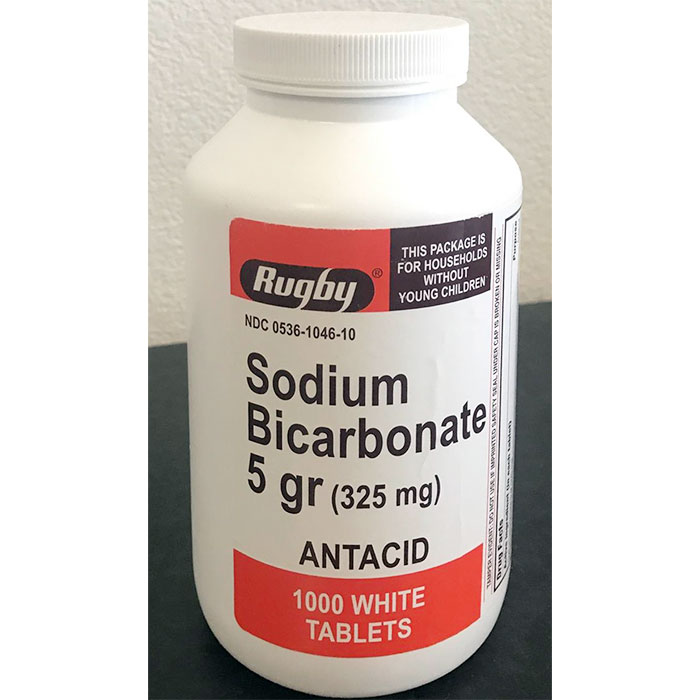 Watson Rugby Labs Sodium Bicarbonate 5 gr, 1000 Tablets, Watson Rugby