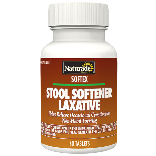 Naturade Softex Stool Softener Laxative, 60 Tablets, Naturade