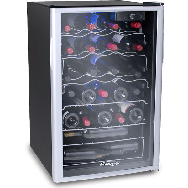 Soleus Air Soleus Air Wine Cooler Single Zone Cooling, 38 Bottle Capacity (WK6)