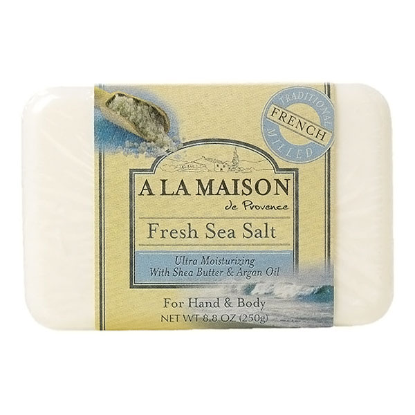 A La Maison Solid Bar Soap, Fresh Sea Salt, 8.8 oz, A La Maison
