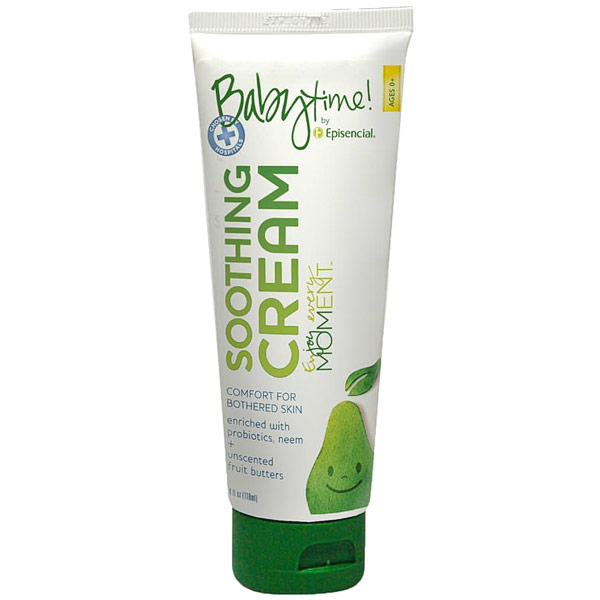 Babytime by Episencial Baby Time Soothing Cream for Itchy Dry Skin, 3.4 oz, Babytime by Episencial