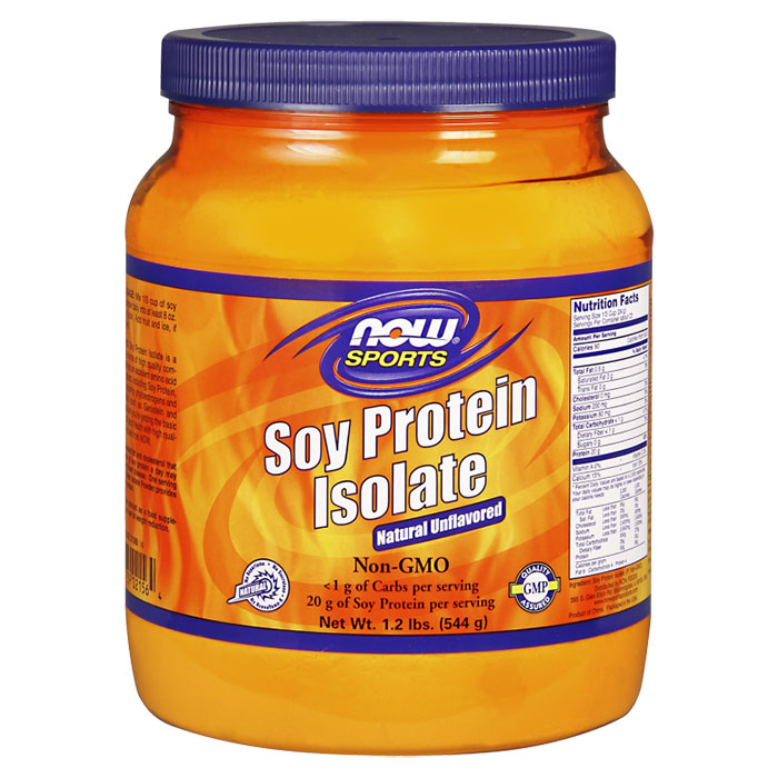 NOW Foods Soy Protein Isolate 1 lb Non-GE, NOW Foods