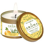 Aroma Naturals Soy VegePure Natural Soy Essential Oil Candle Travel Tin - Ambiance, 1 ct, Aroma Naturals