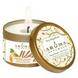 Aroma Naturals Soy VegePure Natural Soy Essential Oil Candle Travel Tin - Peace Pearl, 1 ct, Aroma Naturals