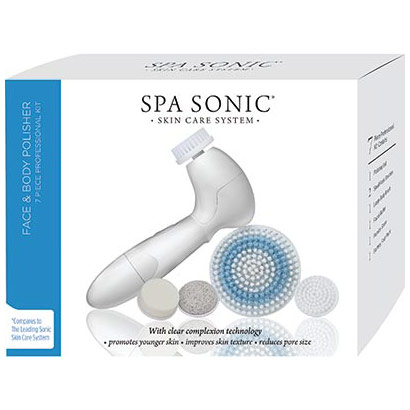Spa Sonic Spa Sonic Skin Care System Face & Body Polisher Deluxe Kit