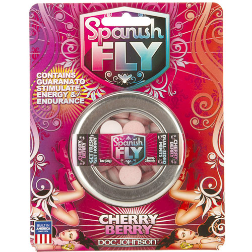 Doc Johnson Spanish Fly Mints, Cherry Berry, 1 oz, Doc Johnson