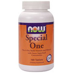 NOW Foods Special One Multiple Vitamin with Green Superfoods 180 Tabs, NOW Foods