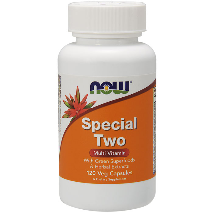 NOW Foods Special Two Multiple Vitamin High Potency, 120 Capsules, NOW Foods