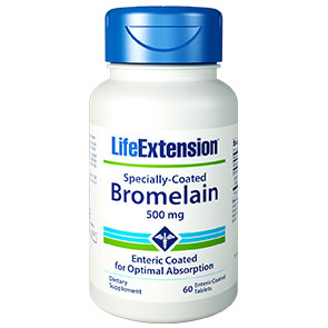 Life Extension Specially-Coated Bromelain, 60 Enteric Coated Tablets, Life Extension