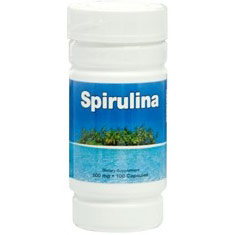 Spirulina 500mg, 100 Capsules, World Organic