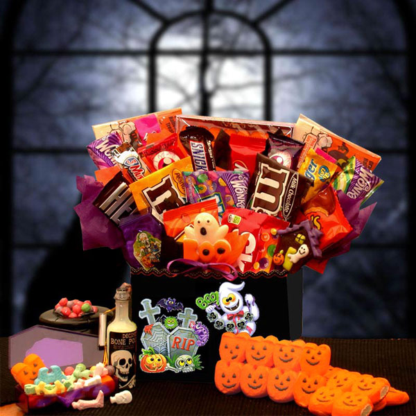 Elegant Gift Baskets Online Spooktacular Sweets Halloween Gift Box, Elegant Gift Baskets Online