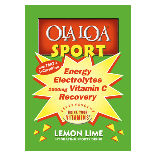 Ola Loa Sport Drink, Energy Electrolytes, Lemon Lime, 30 Packets, Ola Loa