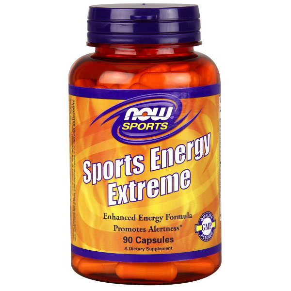 NOW Foods Sports Energy Extreme, 90 Capsules, NOW Foods