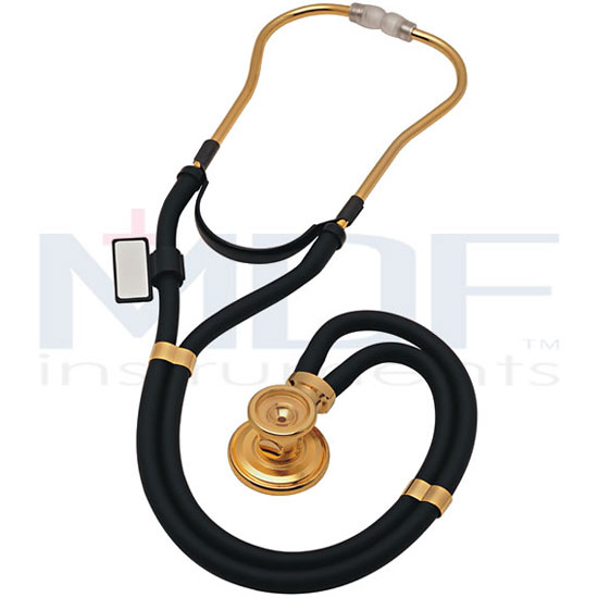 MDF Instruments Sprague Rappaport Stethoscope 22k Gold, Model 767K, MDF Instruments
