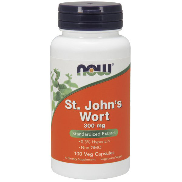 NOW Foods St. John's Wort 300 mg, 100 Capsules, NOW Foods