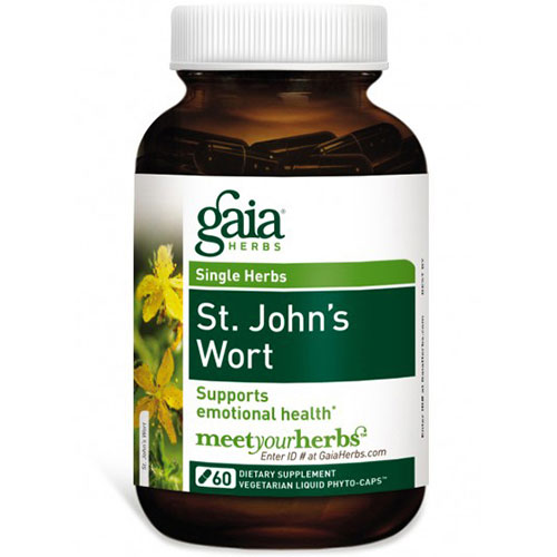 Gaia Herbs St. John's Wort, 60 Liquid Phyto-Caps, Gaia Herbs