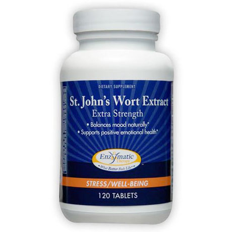 Enzymatic Therapy St. John's Wort Extract, 120 Tablets, Enzymatic Therapy