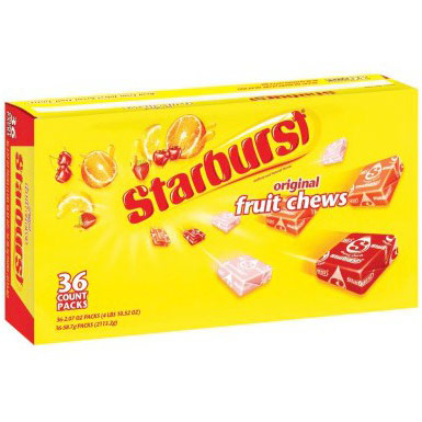 Starburst Starburst Original Fruit Chews, 2.07 oz x 36 ct