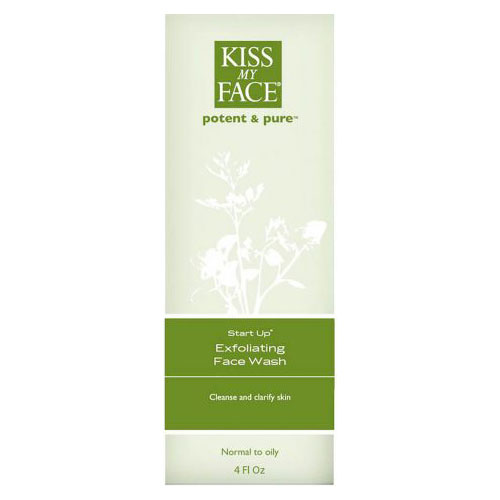 Kiss My Face Organic Face Care - Start Up Exfoliating Face Wash 4 oz, from Kiss My Face