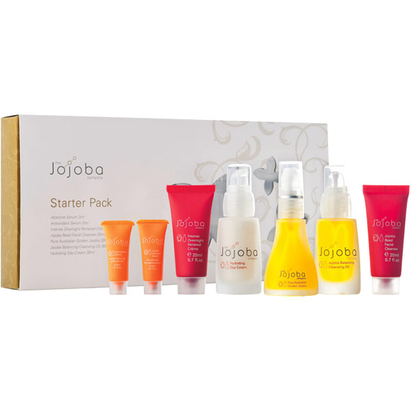 The Jojoba Company Skin Care Starter Gift Pack, 7 pc, The Jojoba Company