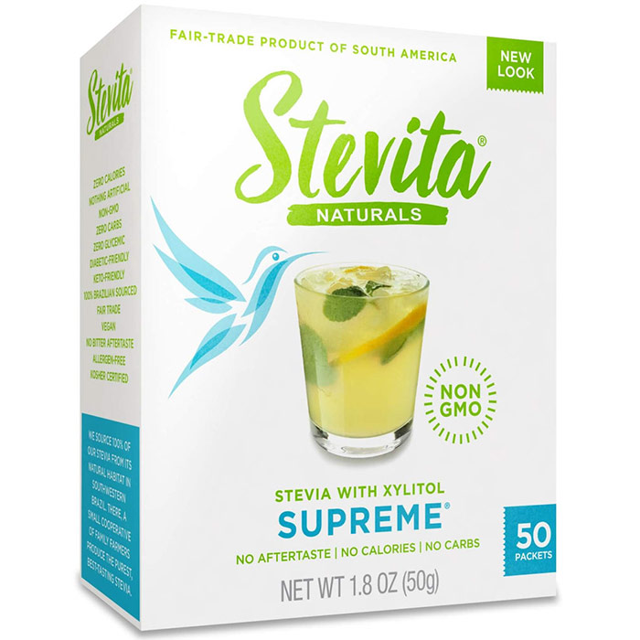 Stevita Stevia Supreme, 50 Packets, Stevita