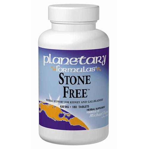 Planetary Herbals Stone Free (Kidney and Gallbladder Support) 90 tabs, Planetary Herbals