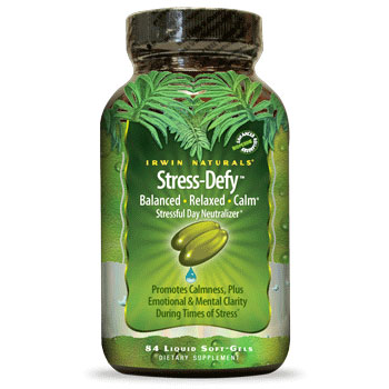 Irwin Naturals Stress-Defy Balanced & Relaxed, 84 Liquid Soft-Gels, Irwin Naturals
