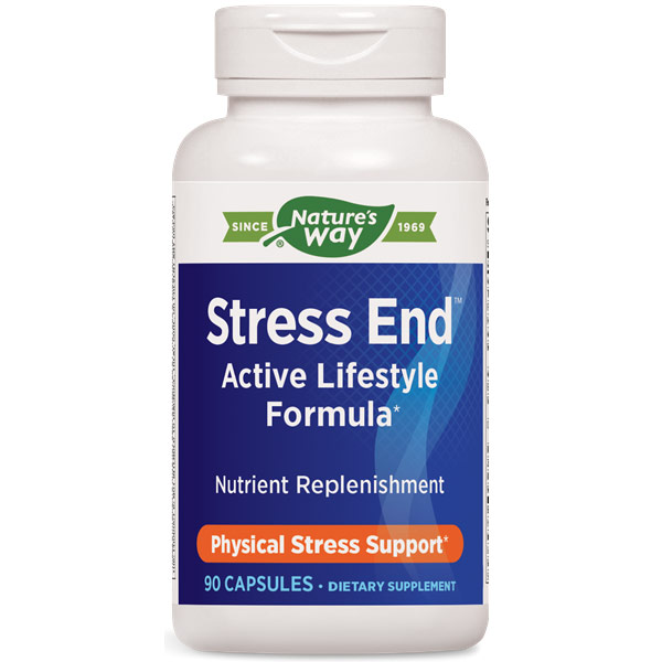 Enzymatic Therapy Stress End, 90 Veg Capsules, Enzymatic Therapy