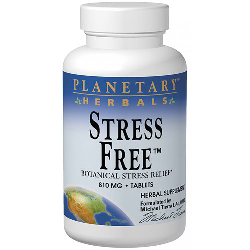 Planetary Herbals Stress Free, Botanical Stress Relief, 180 Tablets, Planetary Herbals