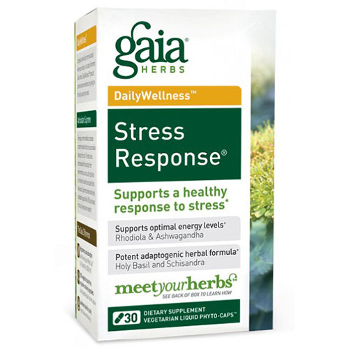 Gaia Herbs Stress Response, 30 Liquid Phyto-Caps, Gaia Herbs