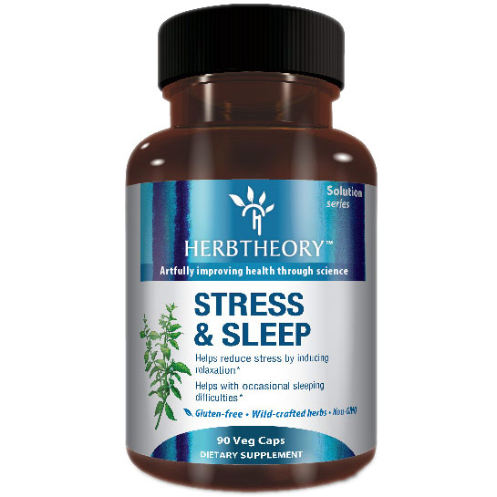 Herbtheory Stress & Sleep, 90 Vegetarian Capsules, Herbtheory