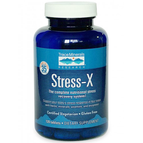 Trace Minerals Research Stress-X (Nutritional Stress Recovery), 120 Tablets, Trace Minerals Research