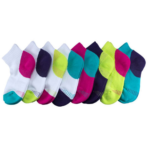 Stride Rite Stride Rite Girl's Sock - Color Pop, 8 Pack