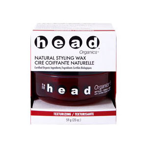 Head Organics Hair Styling Wax, 2 oz, Head Organics