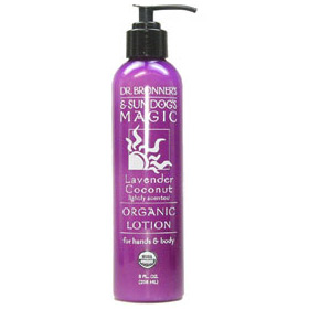 Dr. Bronner's Magic Soaps Sun Dog's Organic Lotion Lavender Coconut 8 oz from Dr. Bronner's Magic Soaps