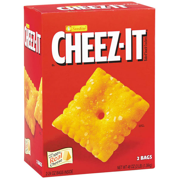 Sunshine Cheez-It Sunshine Cheez-It Baked Snack Cheddar Crackers, 48 oz