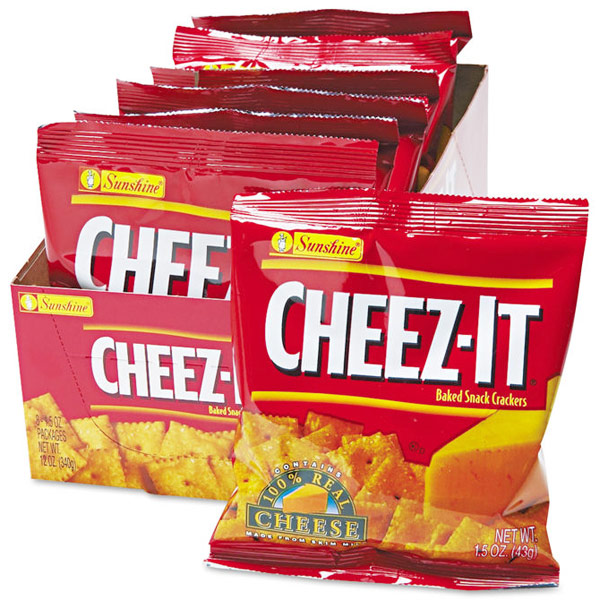 Sunshine Cheez-It Sunshine Cheez-It Baked Snack Crackers Snack Pack, 1.5 oz x 8 ct