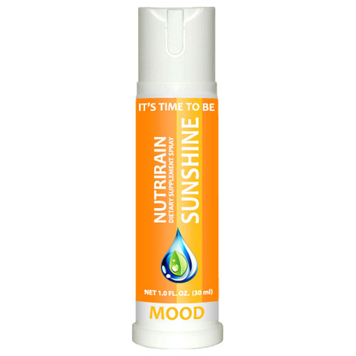 NutriRain Sunshine Mood Spray, 1 oz, NutriRain Dietary Supplement Spray