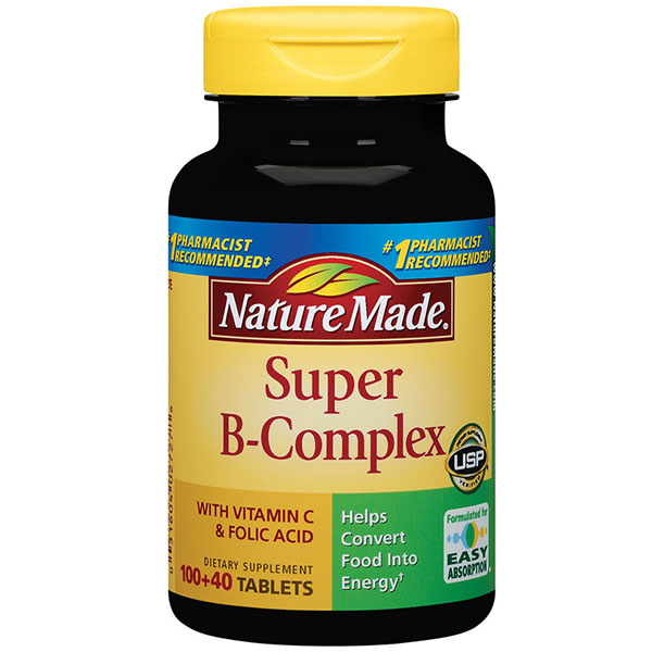 Nature Made Super B-Complex, 140 Tablets, Nature Made