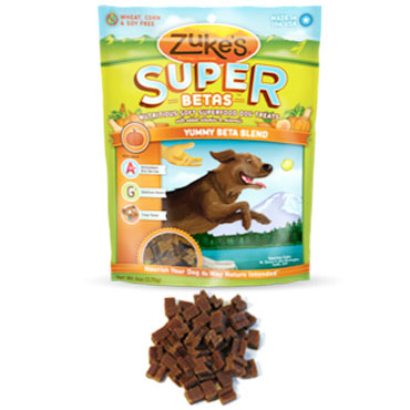 Zuke's Super Betas, Nutritious Soft Superfood Dog Treats, Yummy Beta Blend, 6 oz, Zuke's