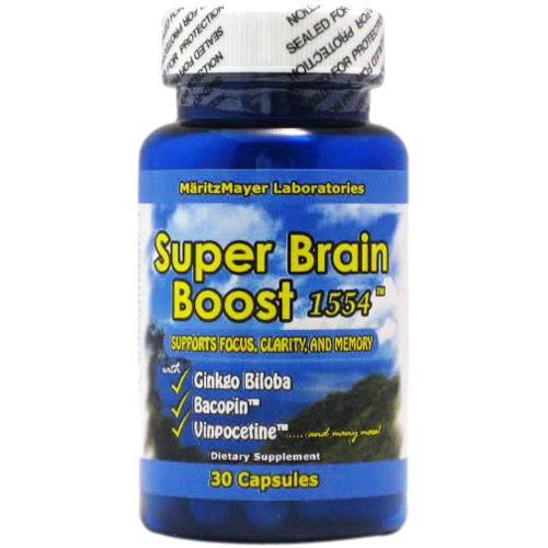 MaritzMayer Laboratories Super Brain Boost 1554, 60 Capsules, MaritzMayer Laboratories