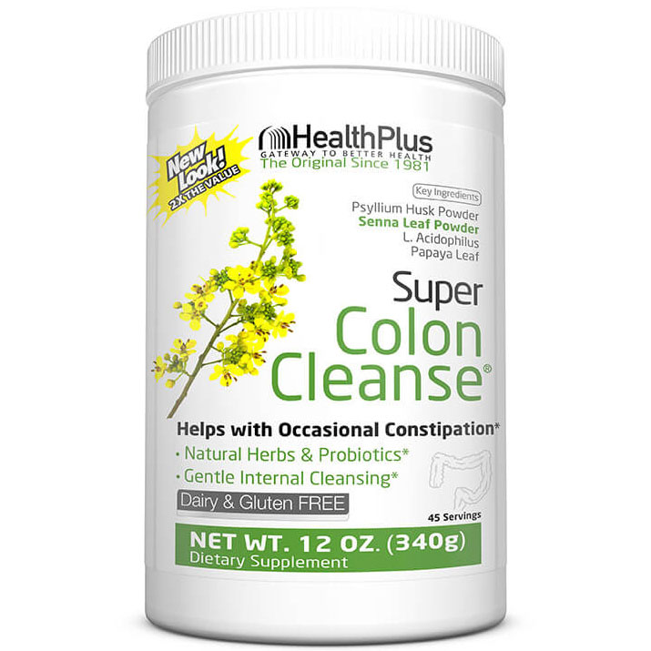 Health Plus Super Colon Cleanse (Colon Cleansing) 12 oz powder from Health Plus