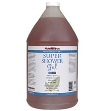 NutriBiotic Super Shower Gel Non-Soap, Fragrance Free, Economy Size, 1 Gallon, NutriBiotic