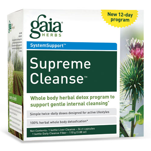 Gaia Herbs Supreme Cleanse, Two-Week Program, 1 Kit, Gaia Herbs