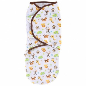 Summer Infant Baby Products SwaddleMe Cotton Adjustable Infant Wrap Blanket, Graphic Jungle, Summer Infant Baby Products