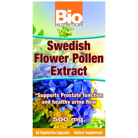 Bio Nutrition Inc. Swedish Flower Pollen, 60 Vegetarian Capsules, Bio Nutrition Inc.