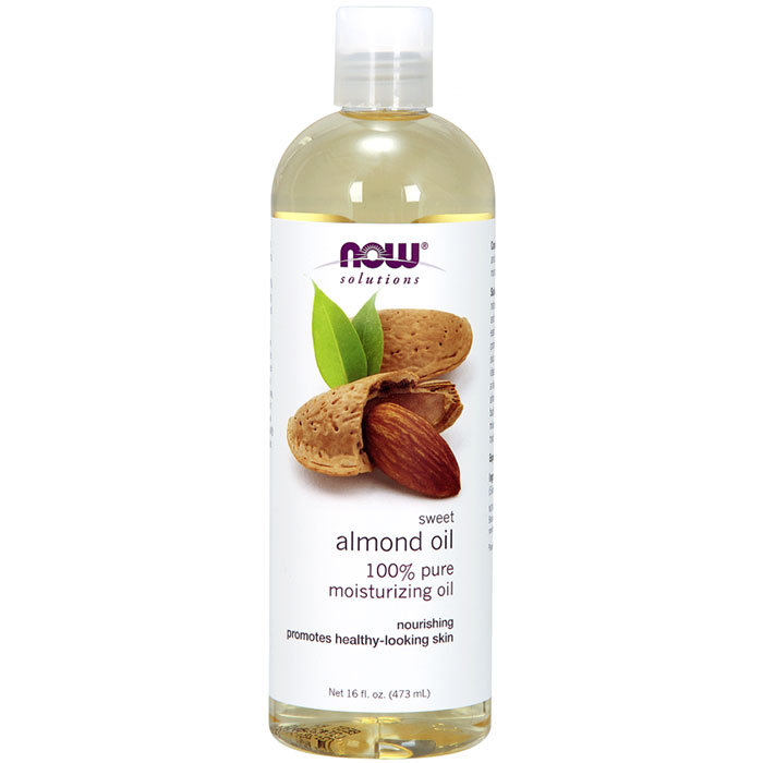 NOW Foods Sweet Almond Oil (Edible) 16 oz, NOW Foods