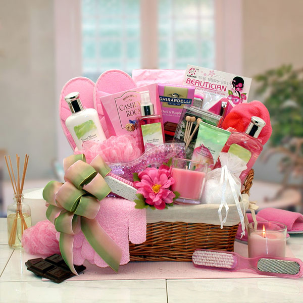 Elegant Gift Baskets Online Sweet Blooms Spa Gift Basket, Elegant Gift Baskets Online